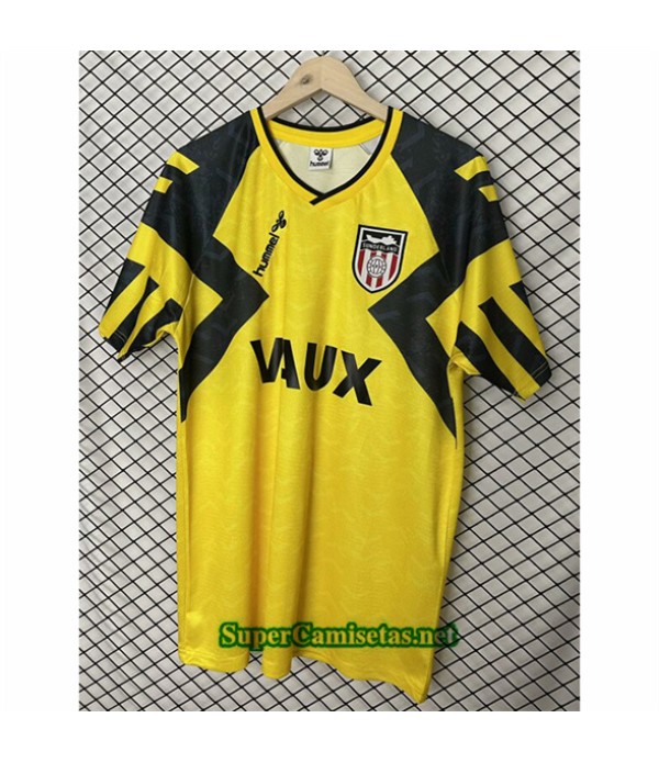 Tailandia Segunda Equipacion Camiseta Sunderland Hombre 1992 93