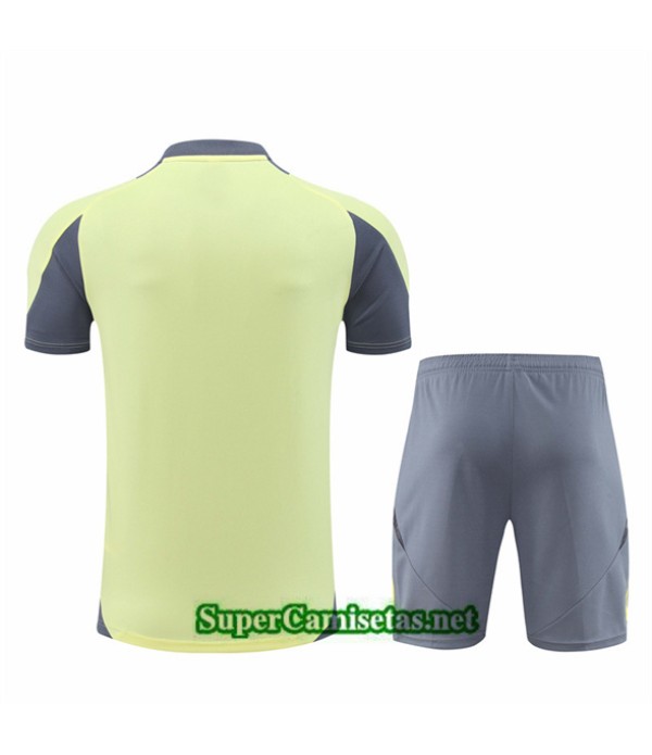 Tailandia Camiseta Kit De Entrenamiento Ajax Niño Amarillo Claro 2024 2025