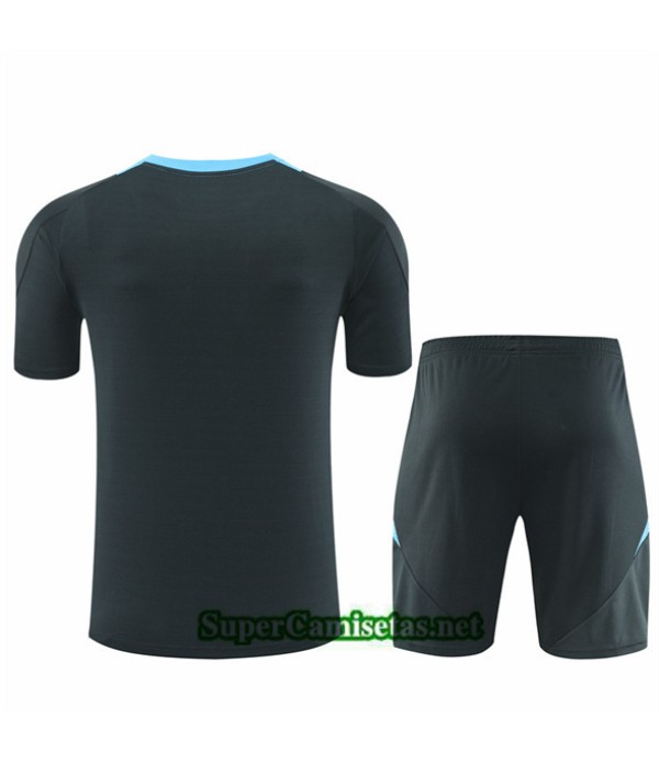 Tailandia Camiseta Kit De Entrenamiento Argentina Niño Gris Oscuro 2024 2025