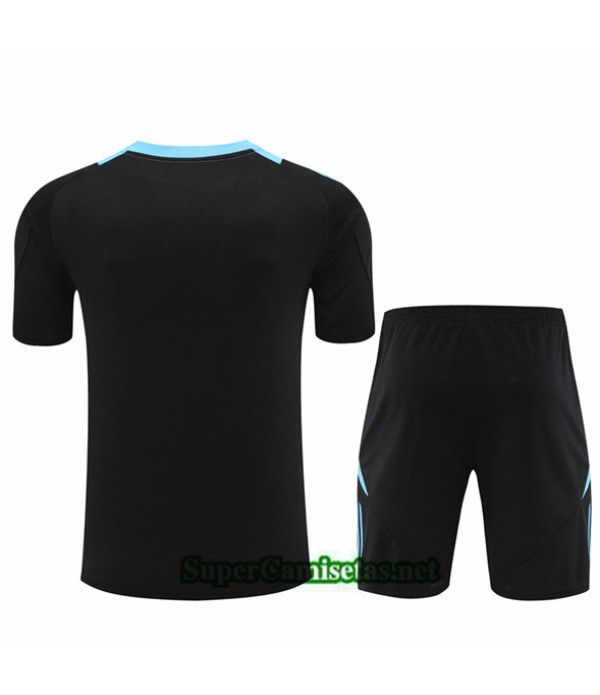 Tailandia Camiseta Kit De Entrenamiento Argentina Niño Negro 2024 2025