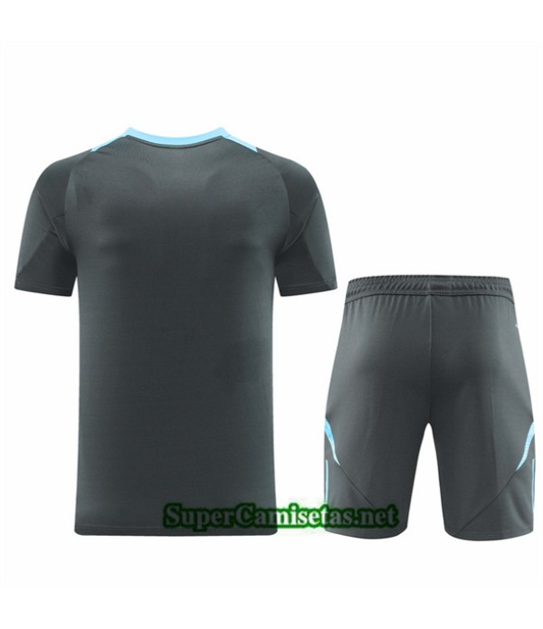 Tailandia Camiseta Kit De Entrenamiento Argentina Gris Oscuro 2024 2025