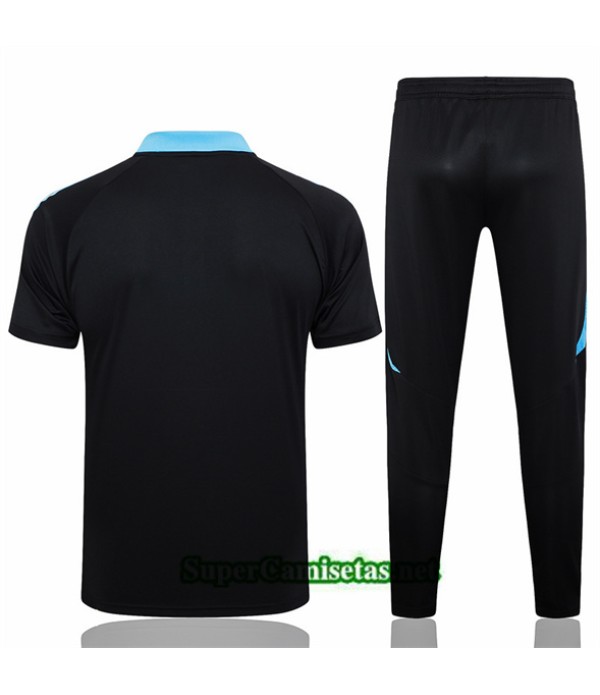 Tailandia Camiseta Kit De Entrenamiento Argentina Polo Negro 2024 2025