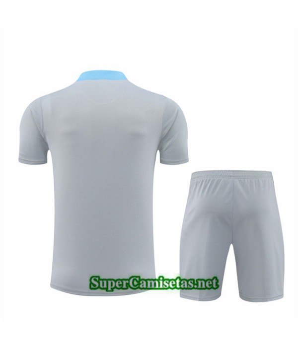 Tailandia Camiseta Kit De Entrenamiento Atletico Madrid Niño Gris 2024 2025