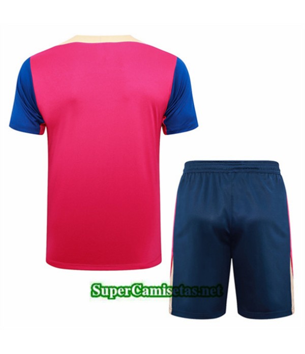 Tailandia Camiseta Kit De Entrenamiento Barcelona Rosa 2024 2025