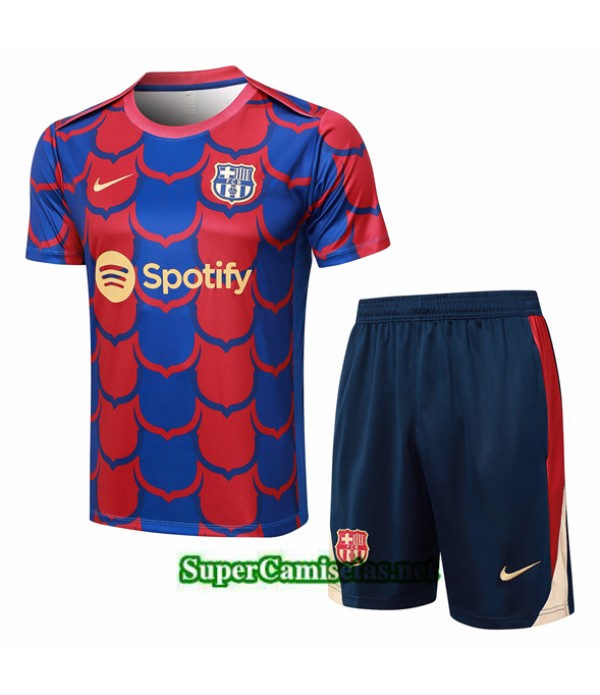 Tailandia Camiseta Kit De Entrenamiento Barcelona Rojo 2024 2025