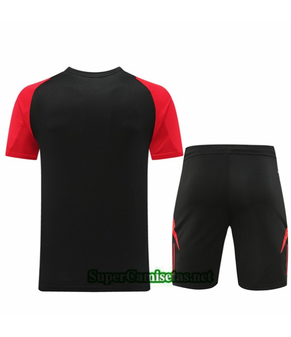 Tailandia Camiseta Kit De Entrenamiento Belgique Negro 2024 2025