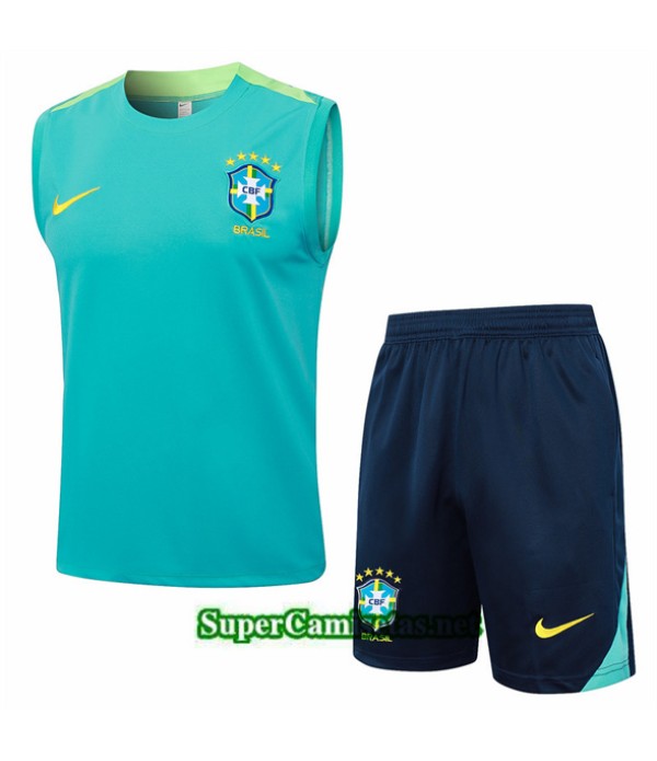 Tailandia Camiseta Kit De Entrenamiento Brasil Sin...