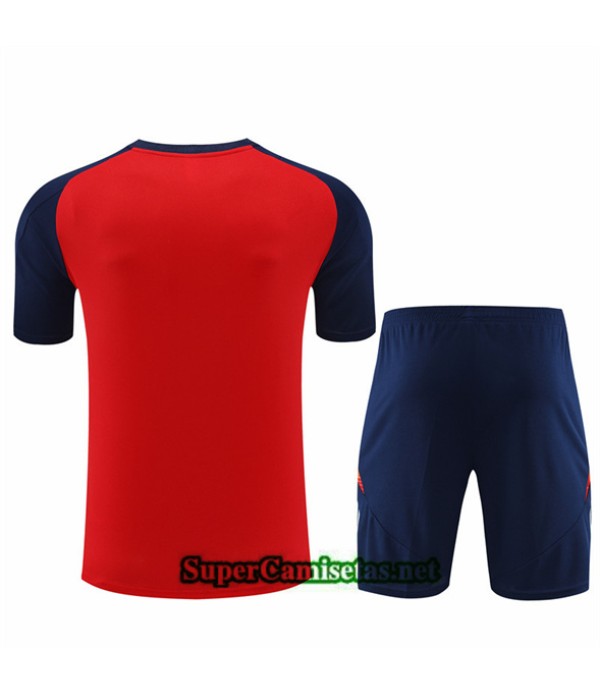 Tailandia Camiseta Kit De Entrenamiento Espana Niño Rojo 2024 2025