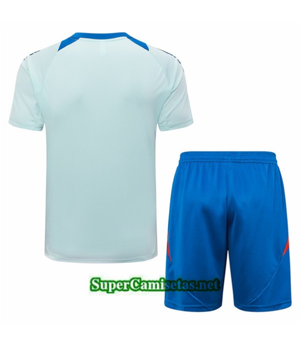 Tailandia Camiseta Kit De Entrenamiento Espana Azul Claro 2024 2025