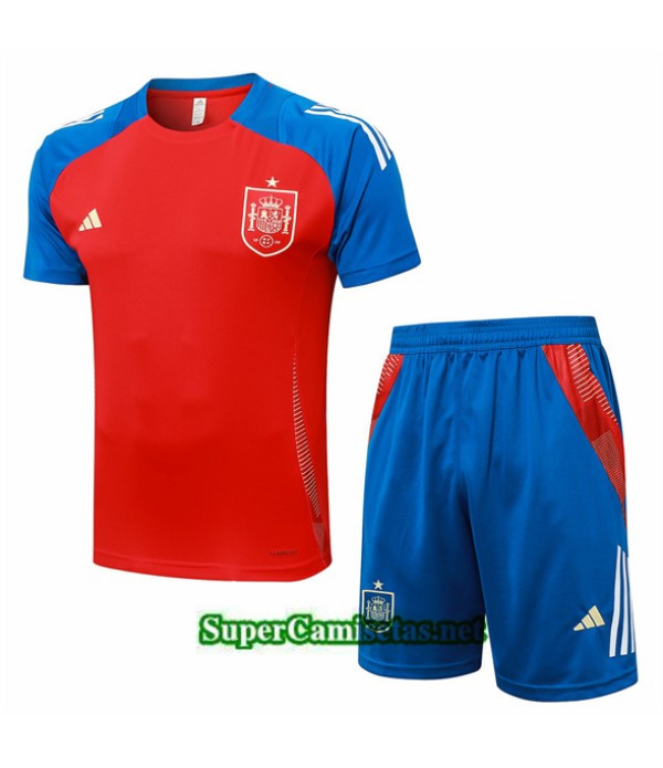 Tailandia Camiseta Kit De Entrenamiento Espana Roj...