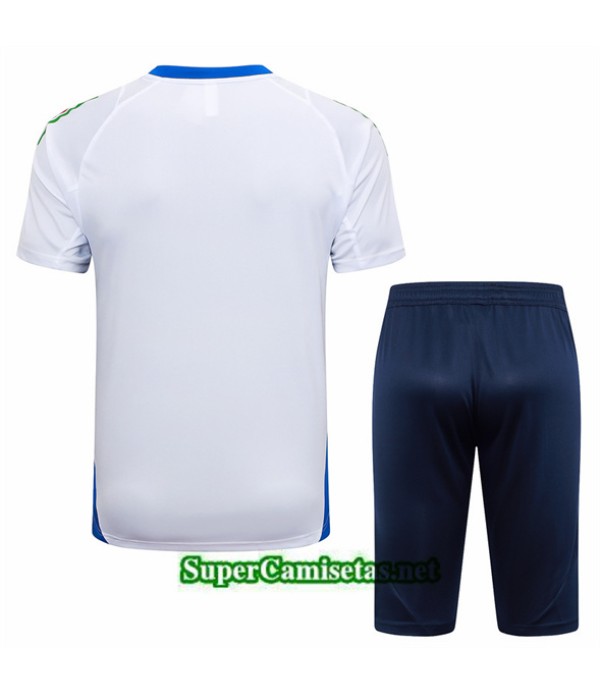 Tailandia Camiseta Kit De Entrenamiento Italia Blanco 2024 2025