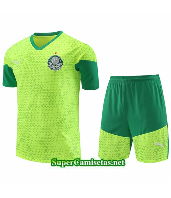 Tailandia Camiseta Kit De Entrenamiento Palmeiras Amarillo 2024 2025