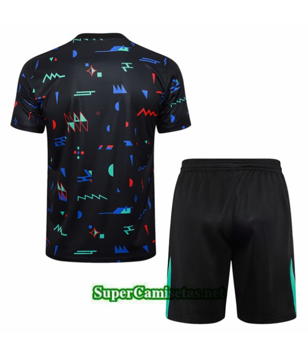 Tailandia Camiseta Kit De Entrenamiento Portugal Negro 2024 2025