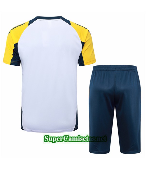 Tailandia Camiseta Kit De Entrenamiento Real Madrid Blanco 2024 2025