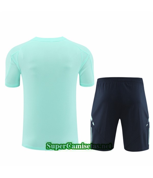 Tailandia Camiseta Kit De Entrenamiento Real Madrid Azul 2024 2025