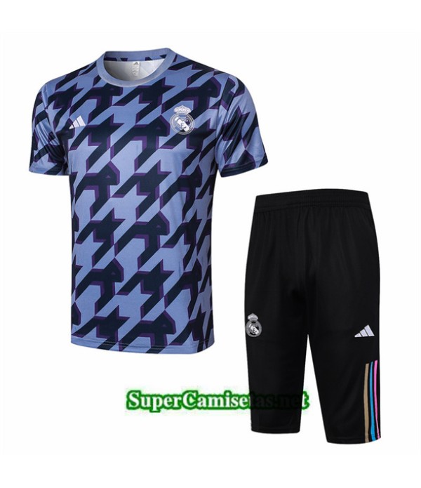 Tailandia Camiseta Kit De Entrenamiento Real Madrid Gris 2024 2025