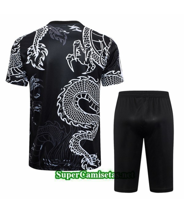 Tailandia Camiseta Kit De Entrenamiento Real Madrid Negro 2024 2025