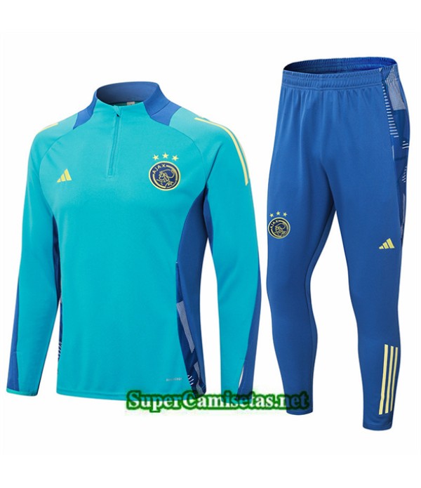 Tailandia Chándal Ajax Niño Azul 2024 2025