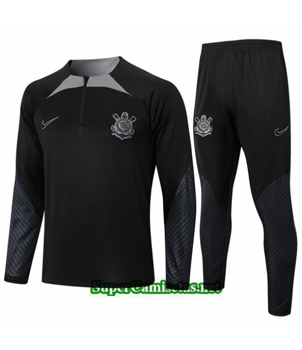 Tailandia Chándal Corinthians Negro 2024 2025