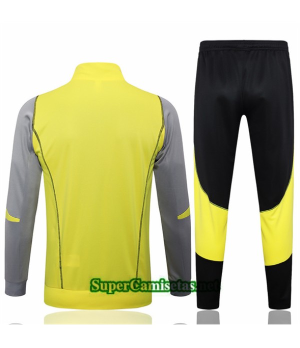 Tailandia Chaqueta Chándal Flamengo Amarillo 2024 2025