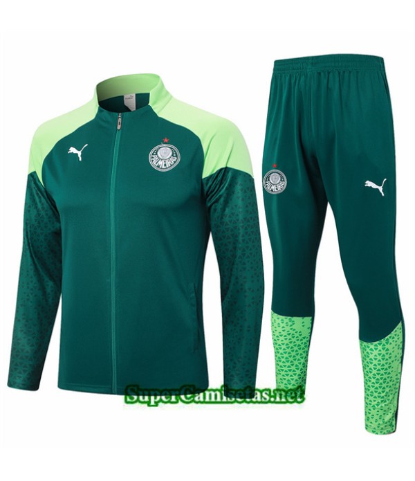 Tailandia Chaqueta Chándal Palmeiras Verde 2024 2...