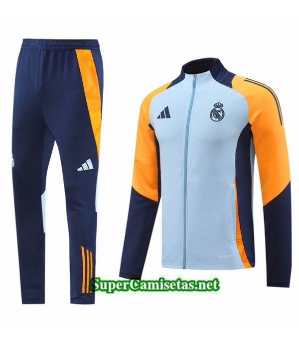 Tailandia Chaqueta Chándal Real Madrid Azul 2024 ...