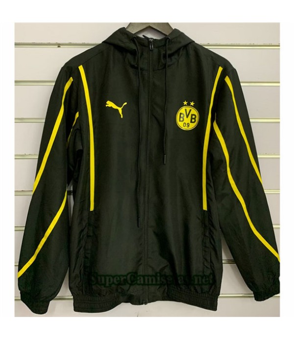 Tailandia Chaqueta Cortavientos Borussia Dortmund Negro 2024 2025