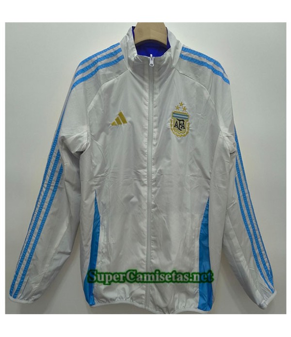 Tailandia Chaqueta Cortavientos Reversible Argentina Blanco 2024 2025