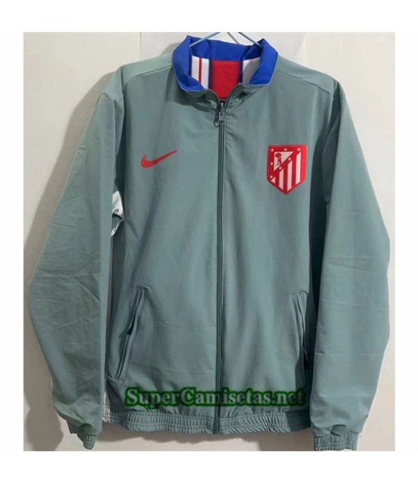 Tailandia Chaqueta Cortavientos Reversible Atletico Madrid Azul 2024 2025