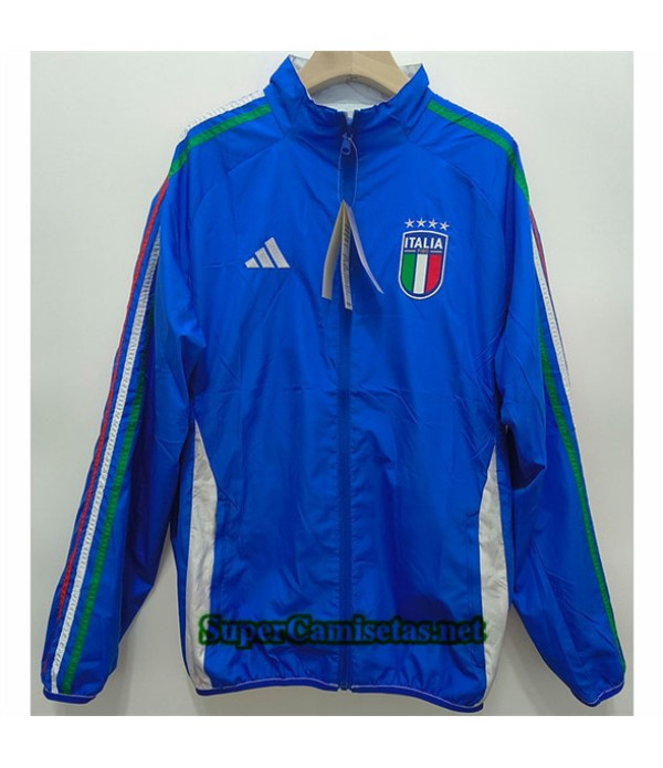 Tailandia Chaqueta Cortavientos Reversible Italia Azul 2024 2025