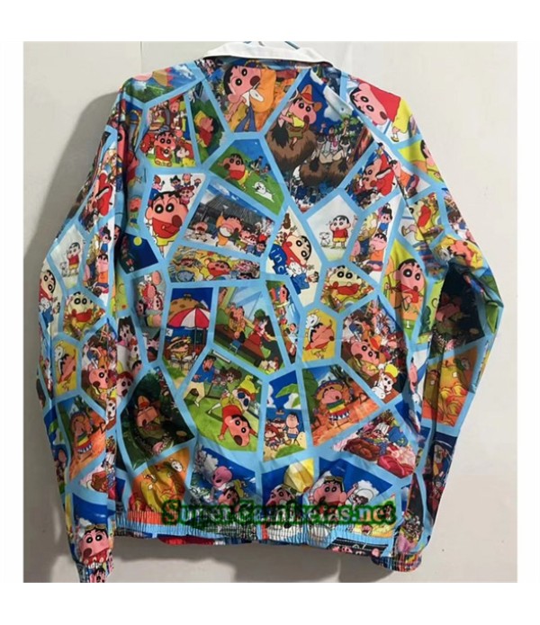 Tailandia Chaqueta Cortavientos Reversible Japon Azul 2024 2025