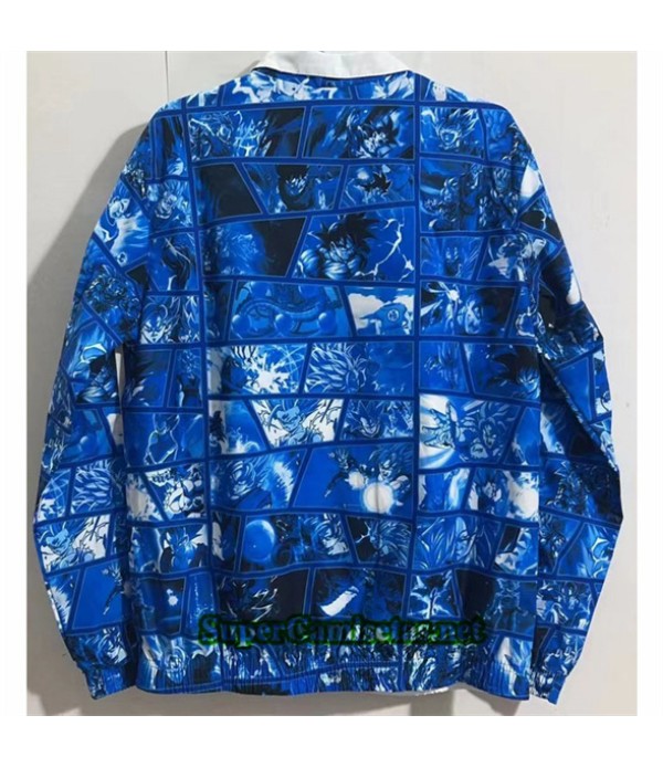 Tailandia Chaqueta Cortavientos Reversible Japon Azul 2024 2025