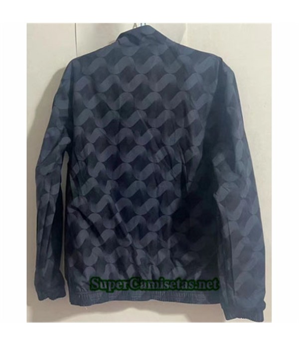 Tailandia Chaqueta Cortavientos Reversible Real Madrid Negro 2024 2025