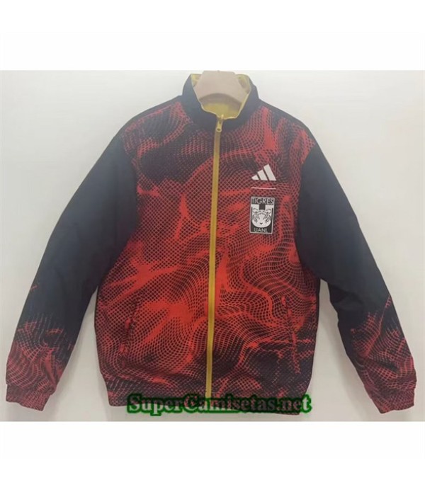 Tailandia Chaqueta Cortavientos Reversible Tigres Uanl Rojo 2024 2025
