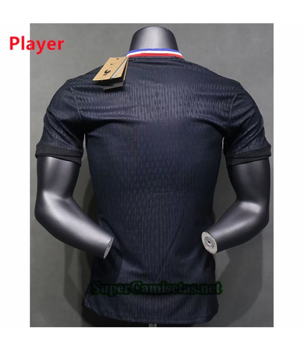 Tailandia Equipacion Camiseta Player France Negro 2024 2025