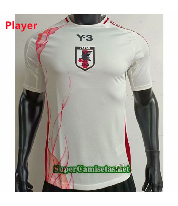 Tailandia Equipacion Camiseta Player Japon Y3 Blanco 2024 2025