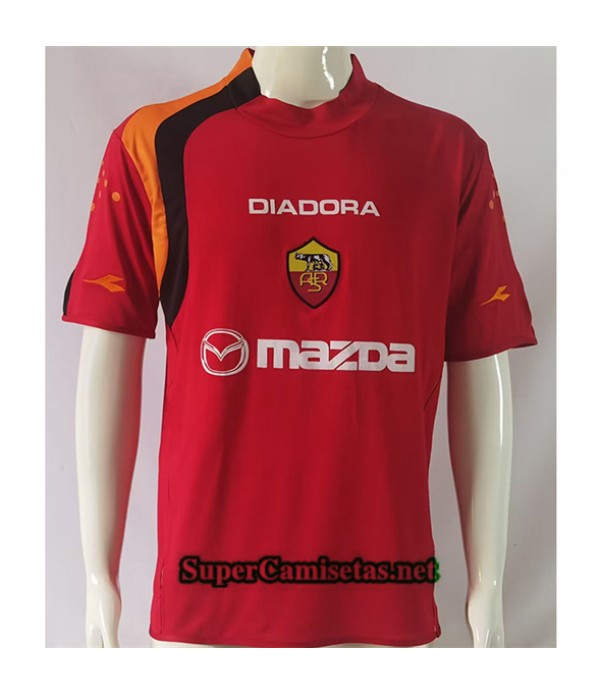 Tailandia Primera Equipacion Camiseta As Roma Hombre 2004 05