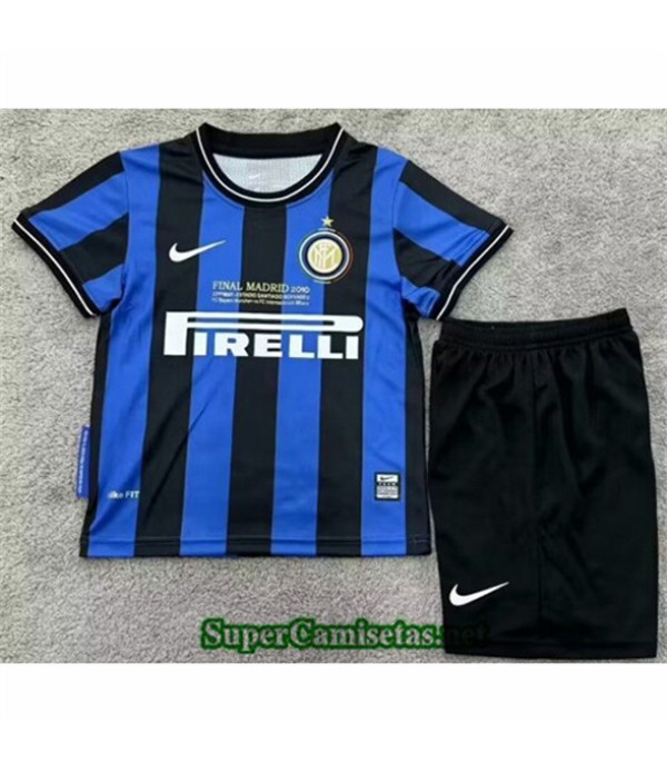 Tailandia Primera Equipacion Camiseta Inter Milan Niño Hombre 2010 11