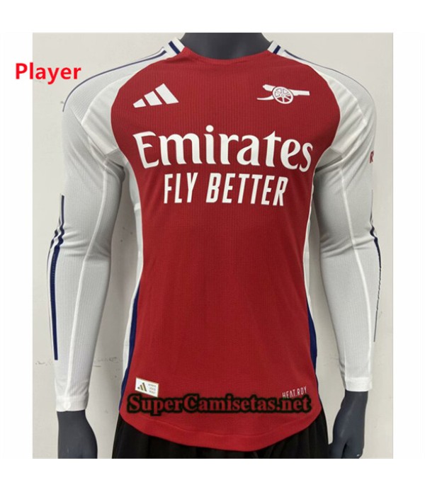 Tailandia Primera Equipacion Camiseta Player Arsenal Manga Larga 2024 2025