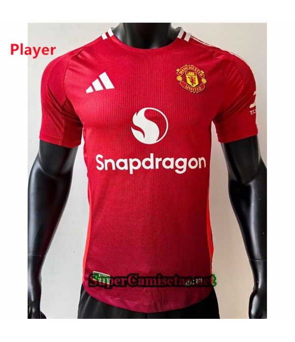 Tailandia Primera Equipacion Camiseta Player Manchester United 2024 2025