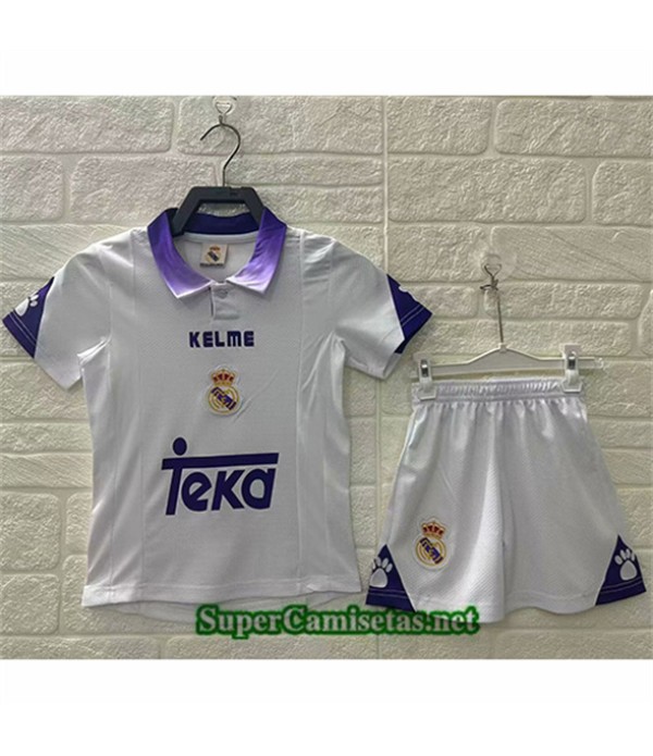 Tailandia Primera Equipacion Camiseta Real Madrid Niño Hombre 1997 98