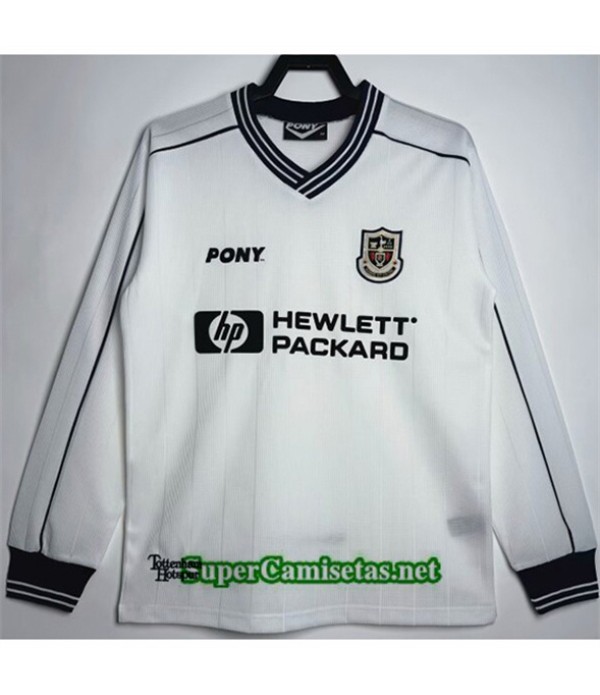 Tailandia Primera Equipacion Camiseta Tottenham Manga Larga Hombre 1997