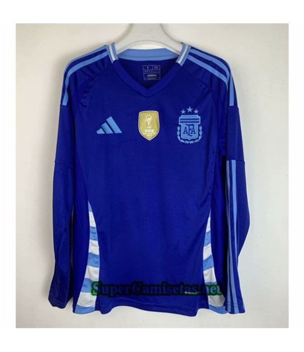 Tailandia Segunda Equipacion Camiseta Argentina Manga Larga 2024 2025