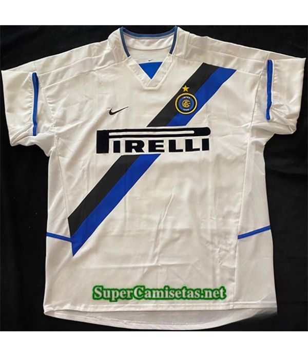 Tailandia Segunda Equipacion Camiseta Inter Milan Hombre 2002 03