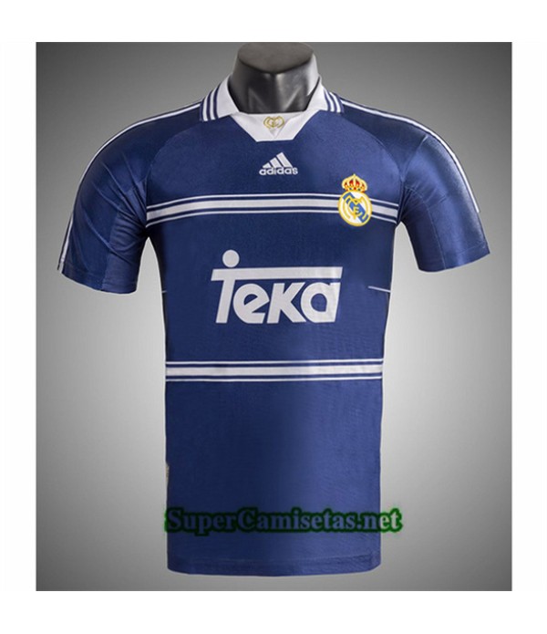 Tailandia Segunda Equipacion Camiseta Real Madrid Hombre 1998 99