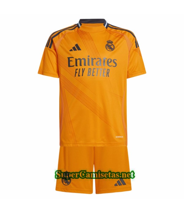 Tailandia Segunda Equipacion Camiseta Real Madrid Niño 2024 2025