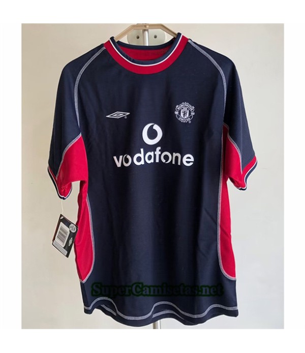 Tailandia Tercera Equipacion Camiseta Manchester United Hombre 2001 02