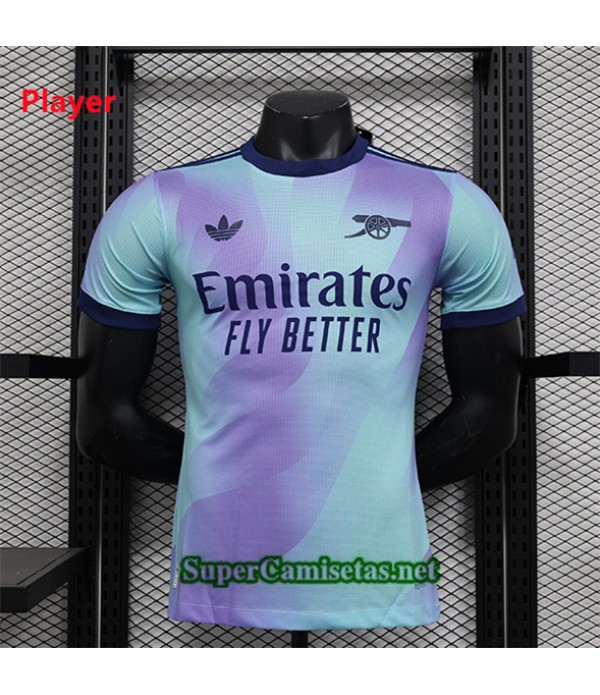 Tailandia Tercera Equipacion Camiseta Player Arsenal 2024 2025