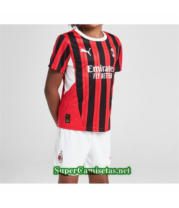 Tailandia Primera Equipacion Camiseta Ac Milan Ni...