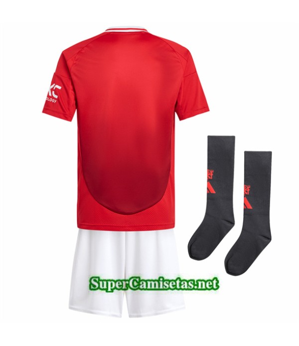 Tailandia Primera Equipacion Camiseta Manchester United Niño 2024 2025